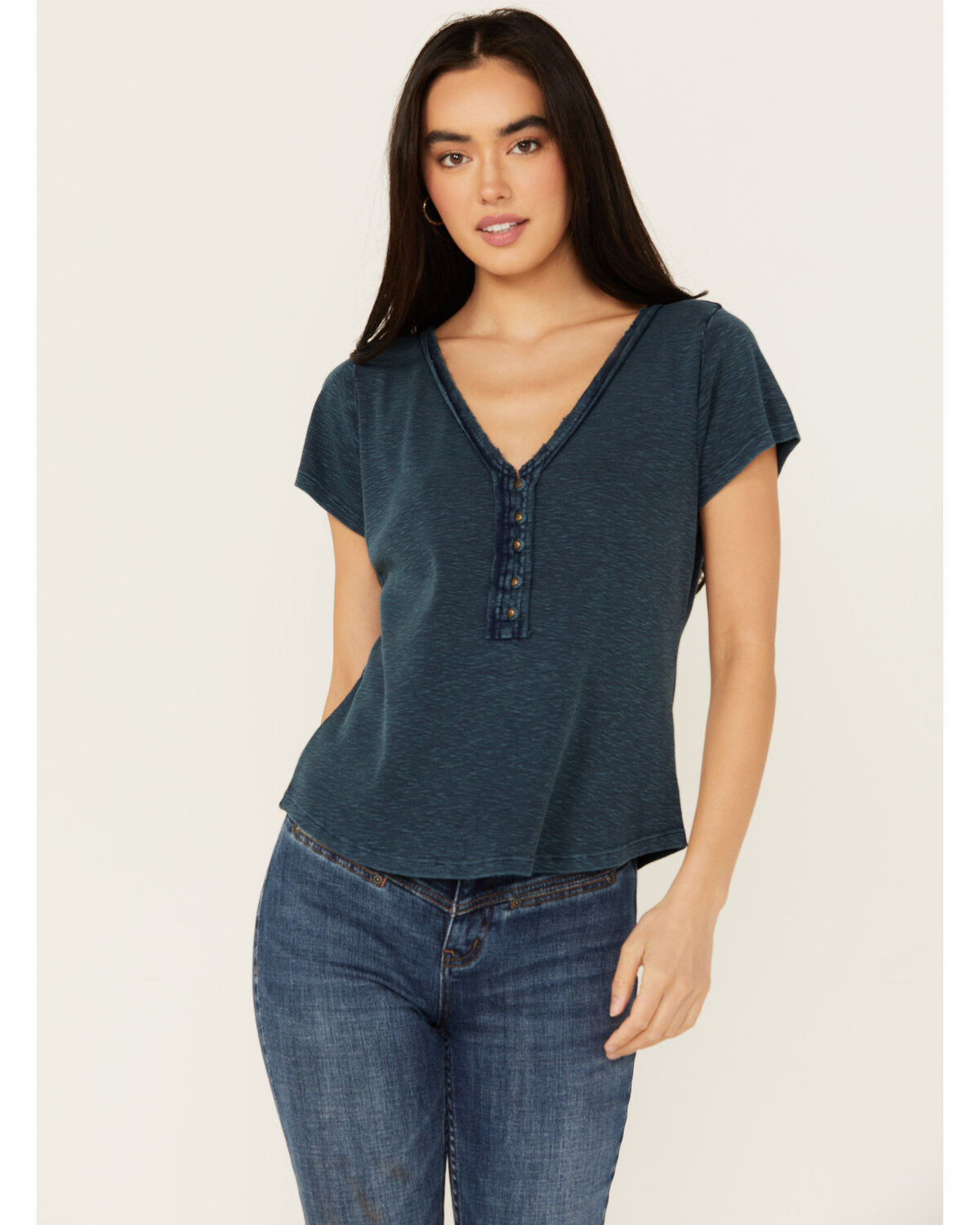 Idyllwind Women's Vaughn Henley Short Sleeve Shirt