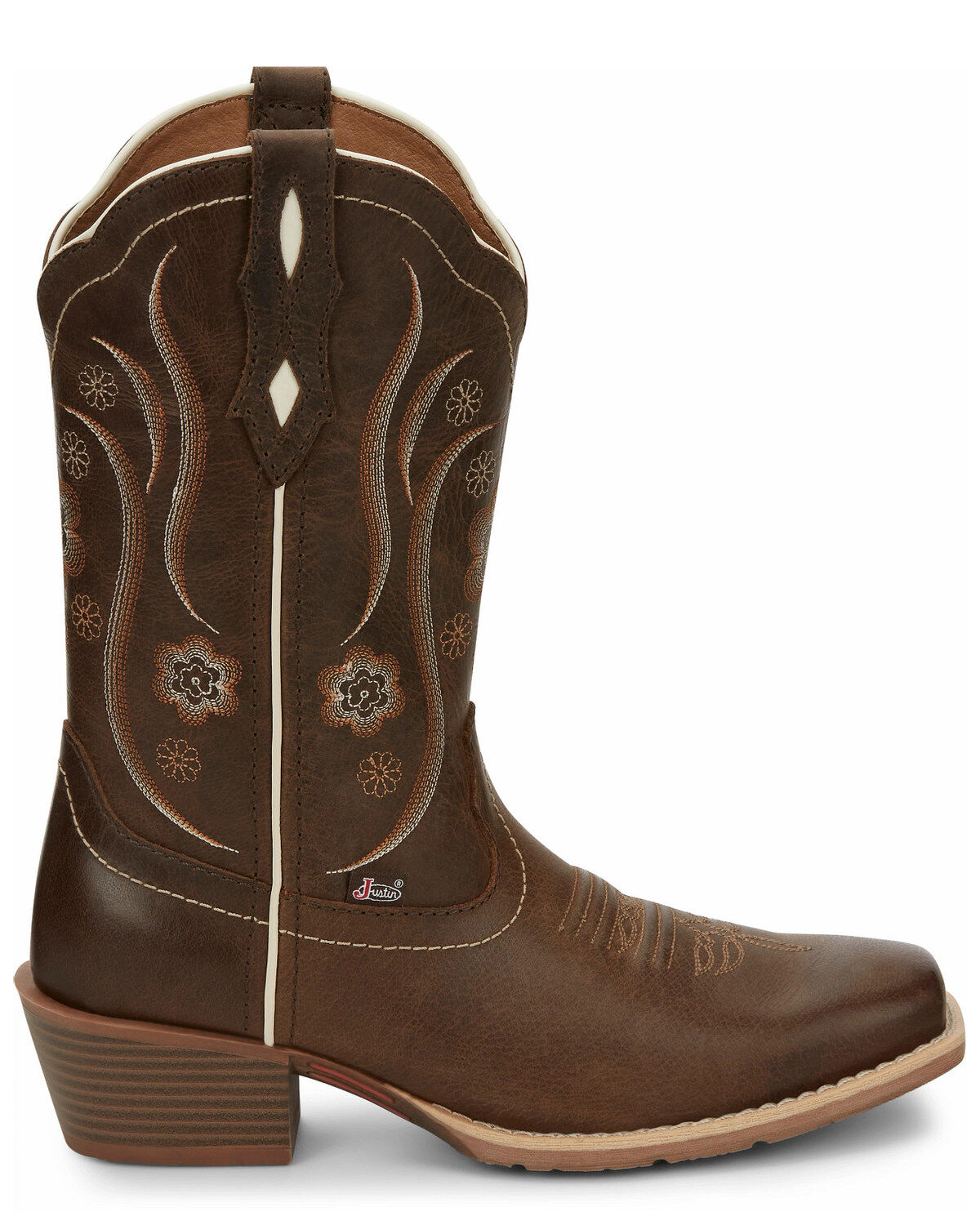 Justin Women's Jesse Brown Western Boots - Square Toe