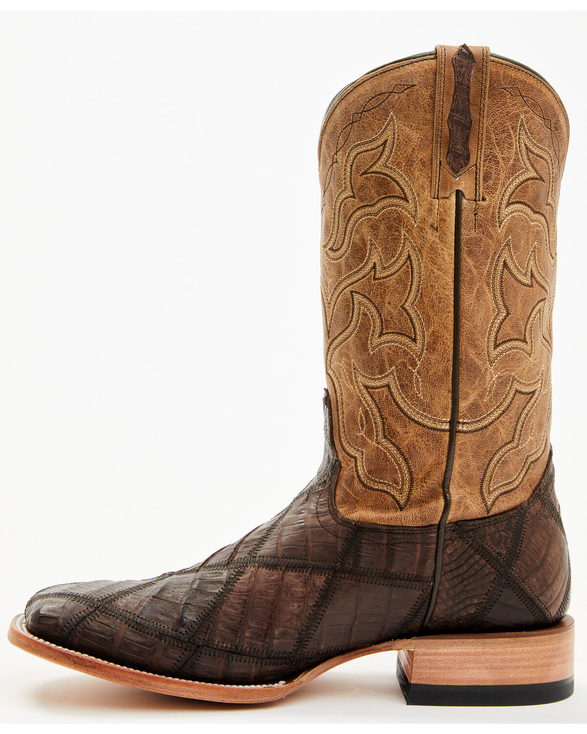 Cody James Men's Exotic Caiman Western Boots - Broad Square Toe