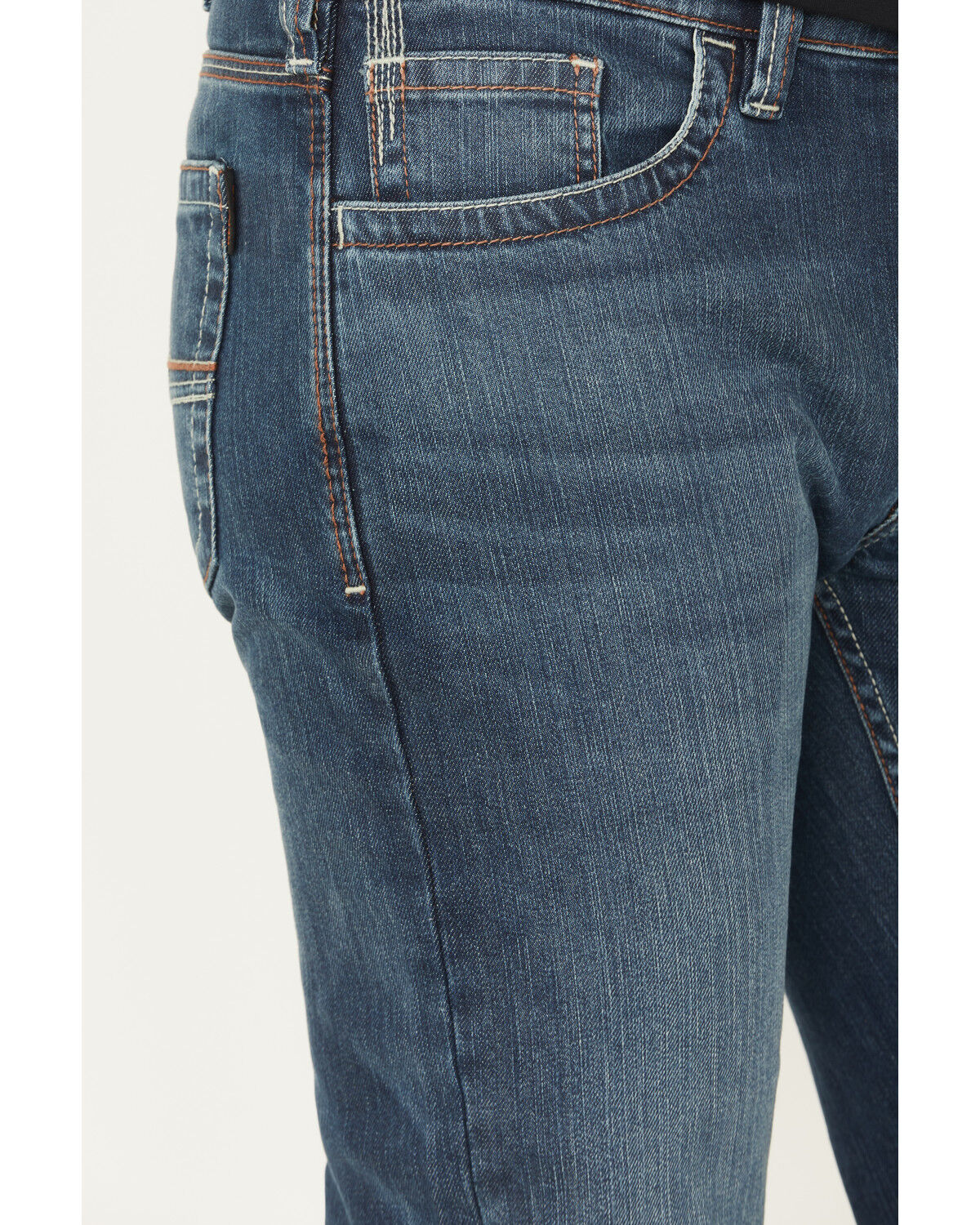 Cody James Men's FR Medium Wash Bozeman Bootcut Stretch Denim Work Jeans