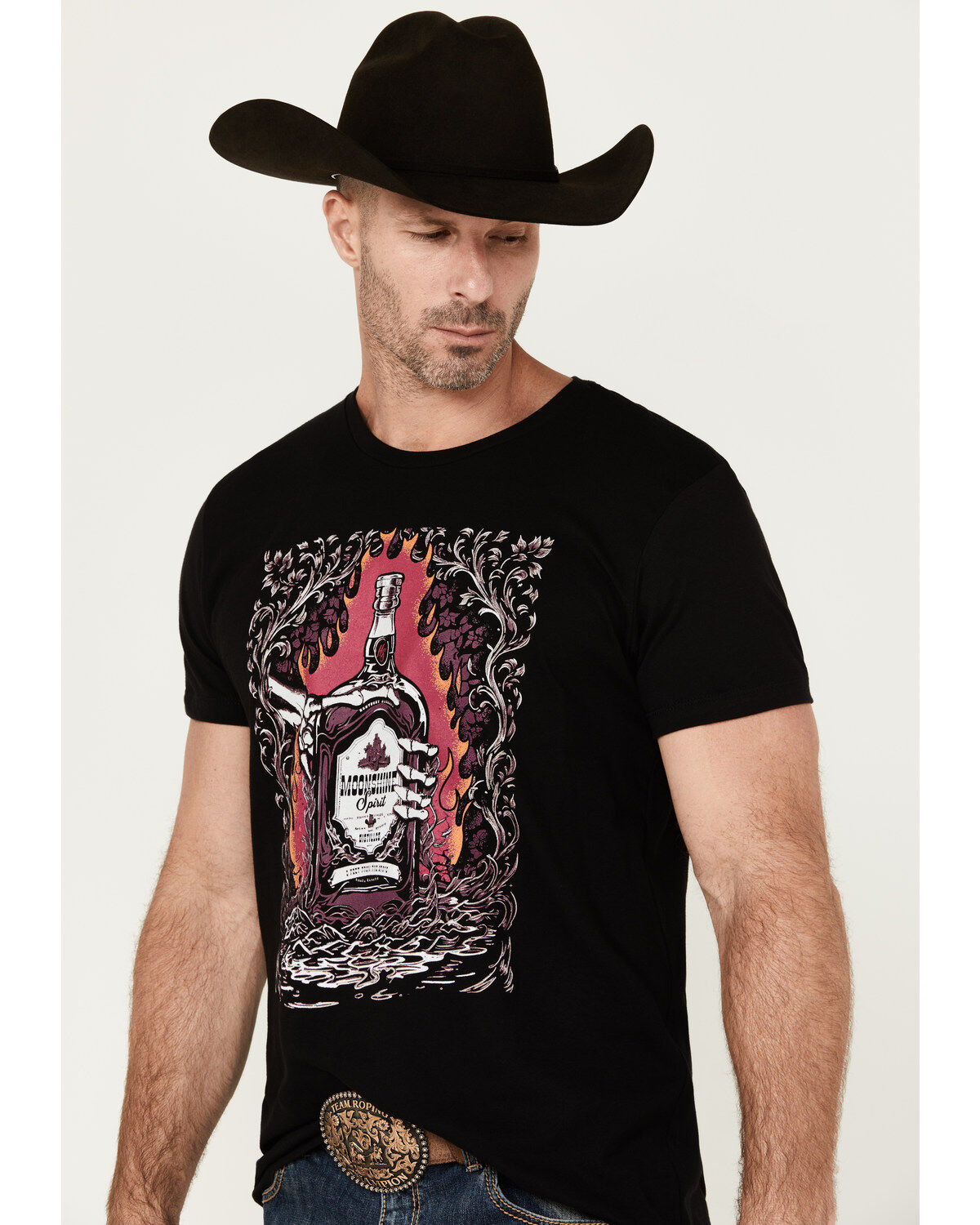 Moonshine Spirit Men's Distilled Short Sleeve Graphic T-Shirt