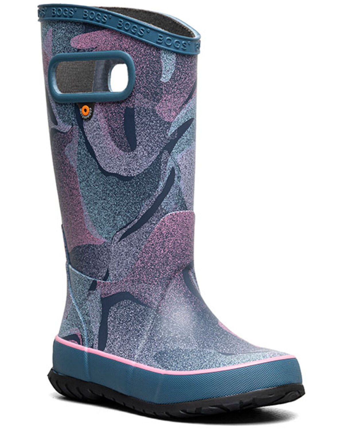 Bogs Girls' Abstract Shapes Rain Boots - Round Toe