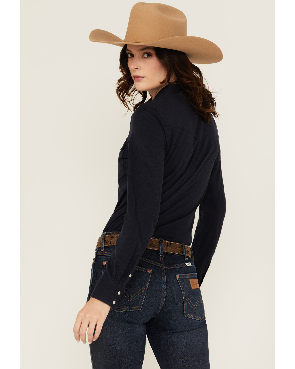 Shyanne Women's Solid Core Long Sleeve Snap Western Shirt