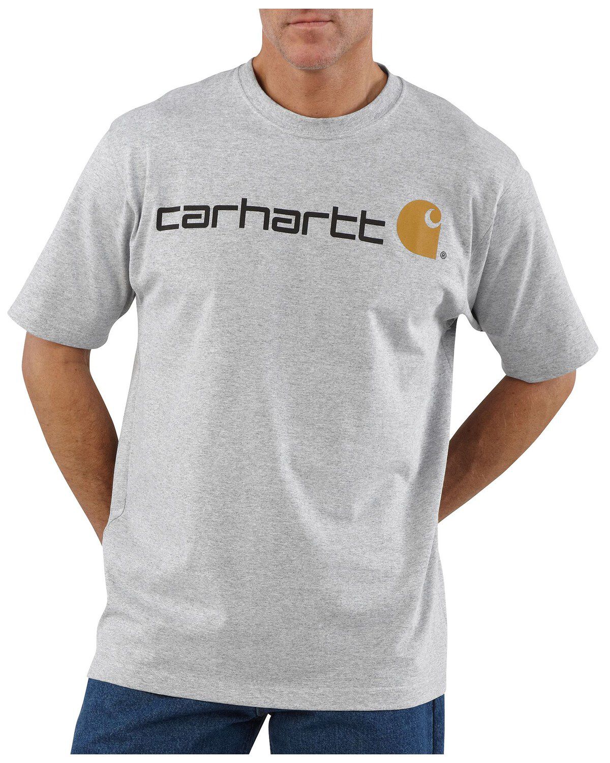 Carhartt Men's Signature Logo Graphic Short Sleeve Work T-Shirt
