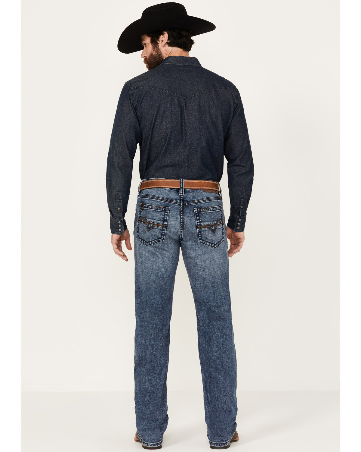 Cody James Men's Outpost Dark Wash Slim Straight Stretch Denim Jeans