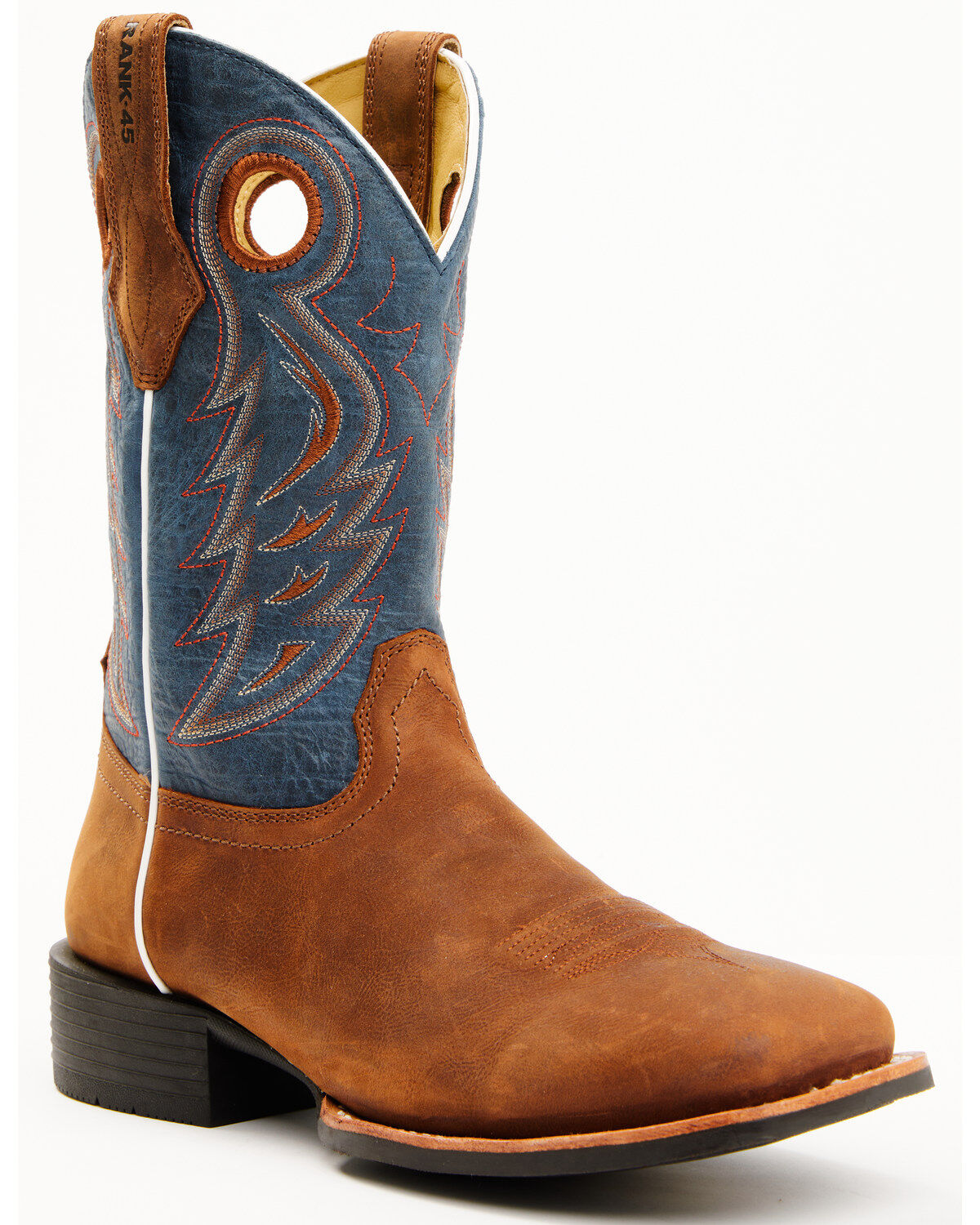 RANK 45® Men's Warrior Xero Gravity Performance Western Boots - Broad Square Toe