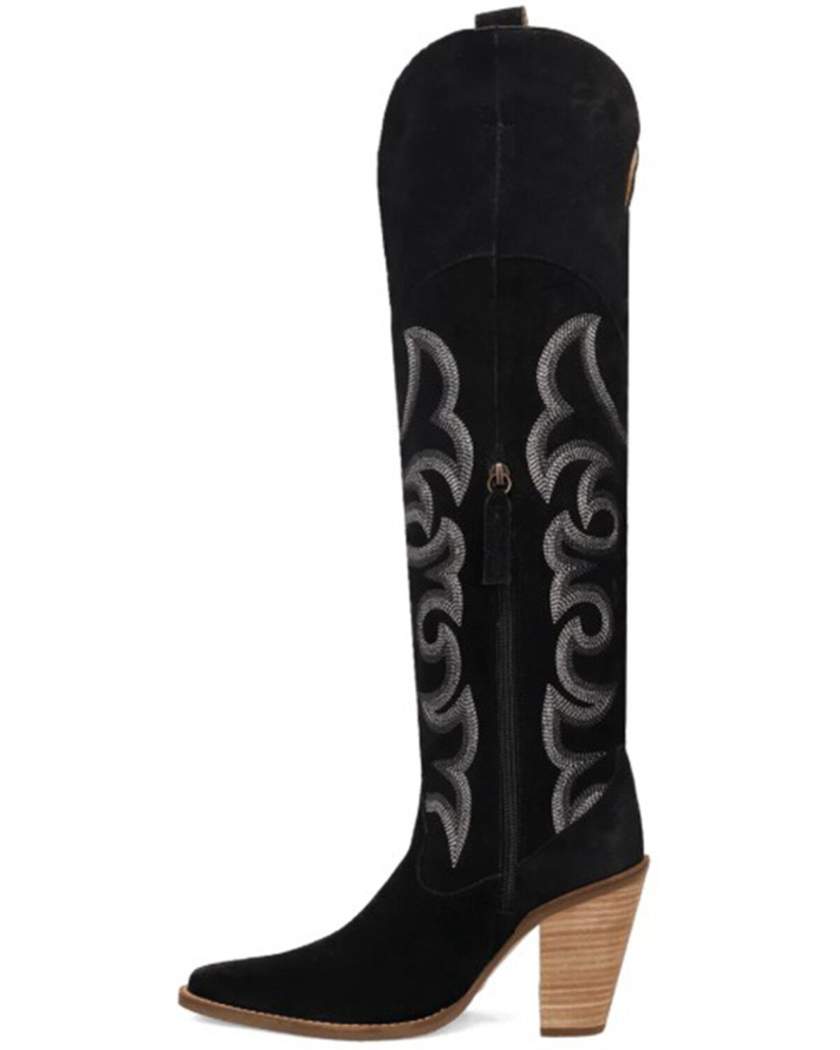 Dingo Women's Primadonna Suede Tall Western Boots - Round Toe