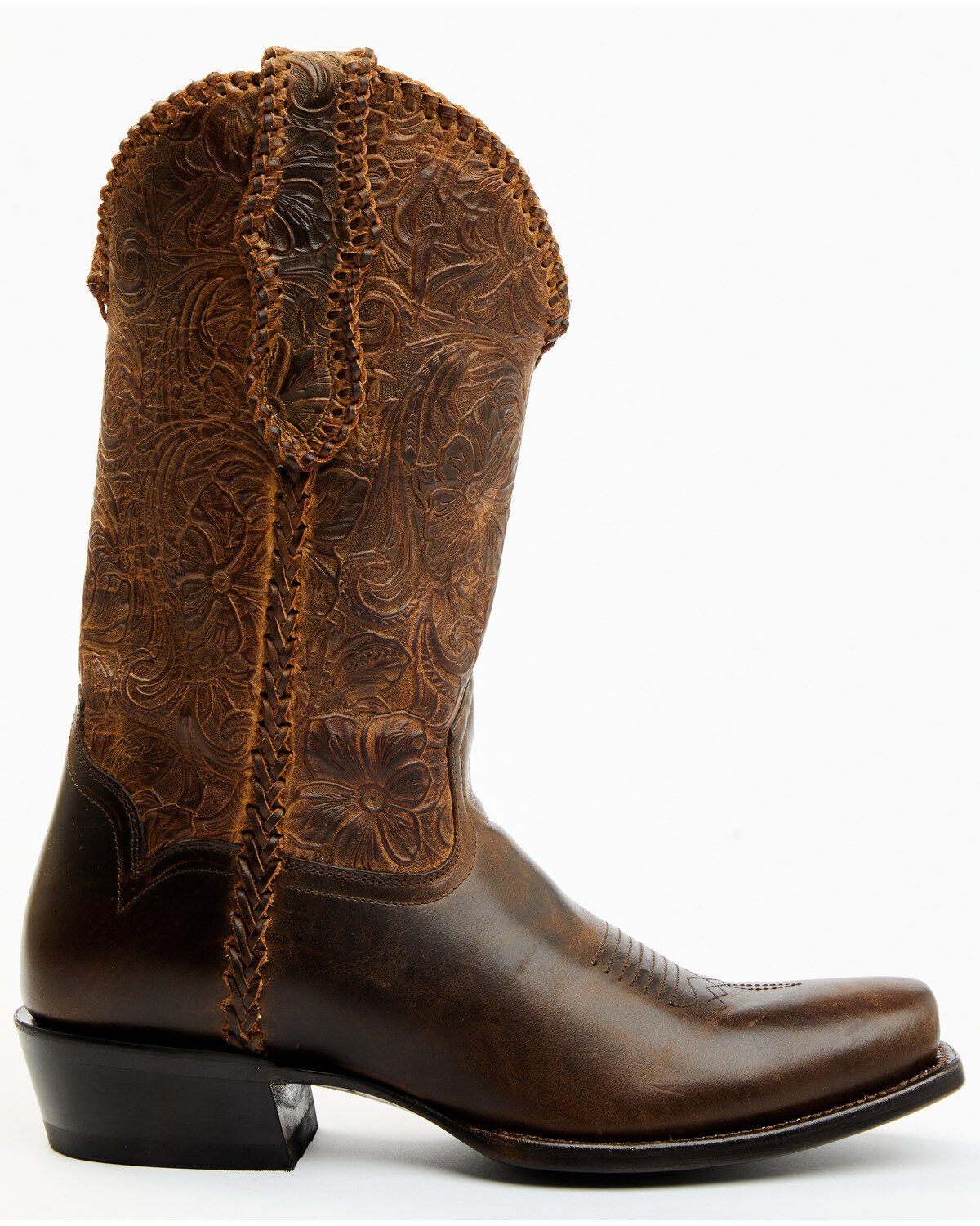 Moonshine Spirit Men's Pancho Tooled Western Boots - Square Toe