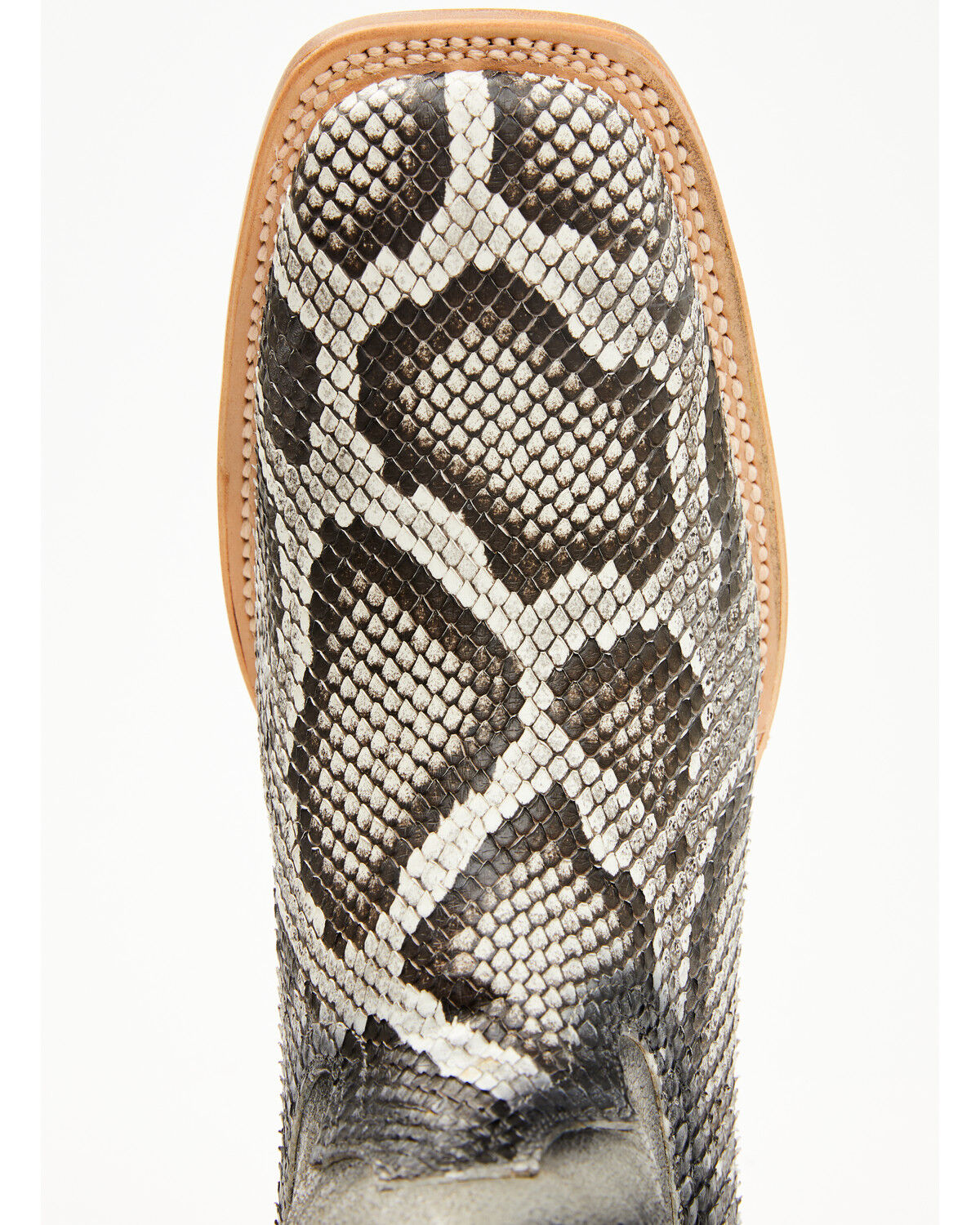 Tanner Mark Men's Exotic Python Western Boots - Broad Square Toe