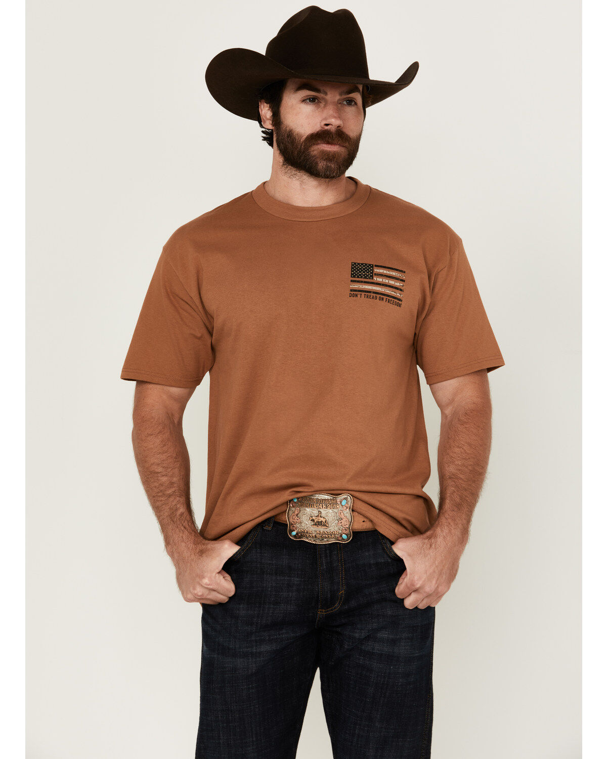 Howitzer Men's Freedom Defend Short Sleeve Graphic T-Shirt