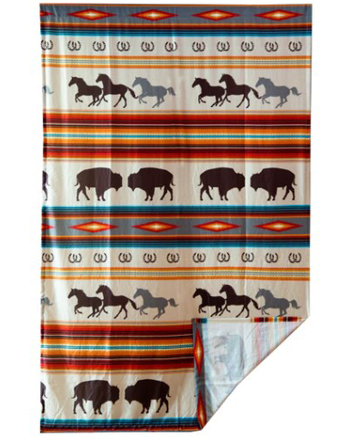 Carsten Home Western Stripe Curtain Panels