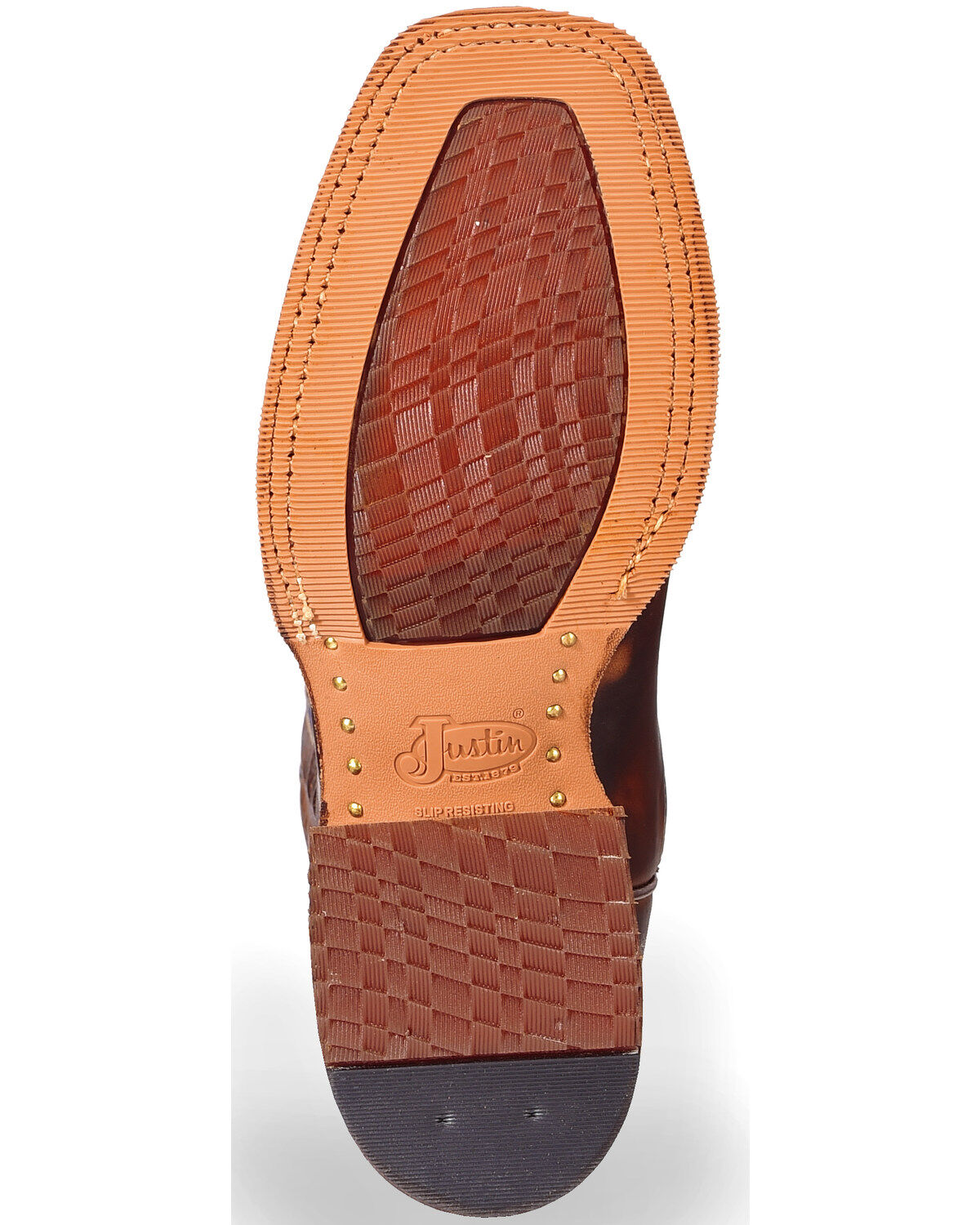 Justin Bent Rail Men's Navigator Western Boots - Square Toe