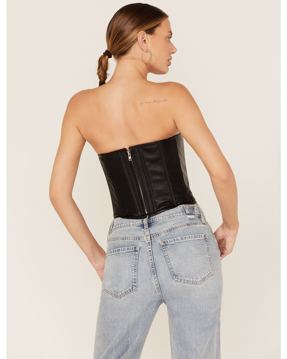 Understated Leather Women's Louise Leather Bustier