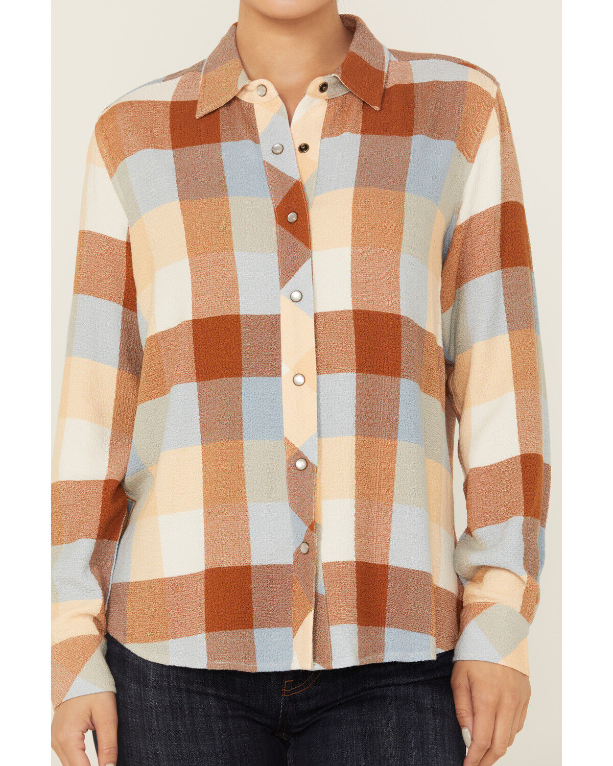 Idyllwind Women's Coppell Plaid Print Long Sleeve Snap Western Shirt