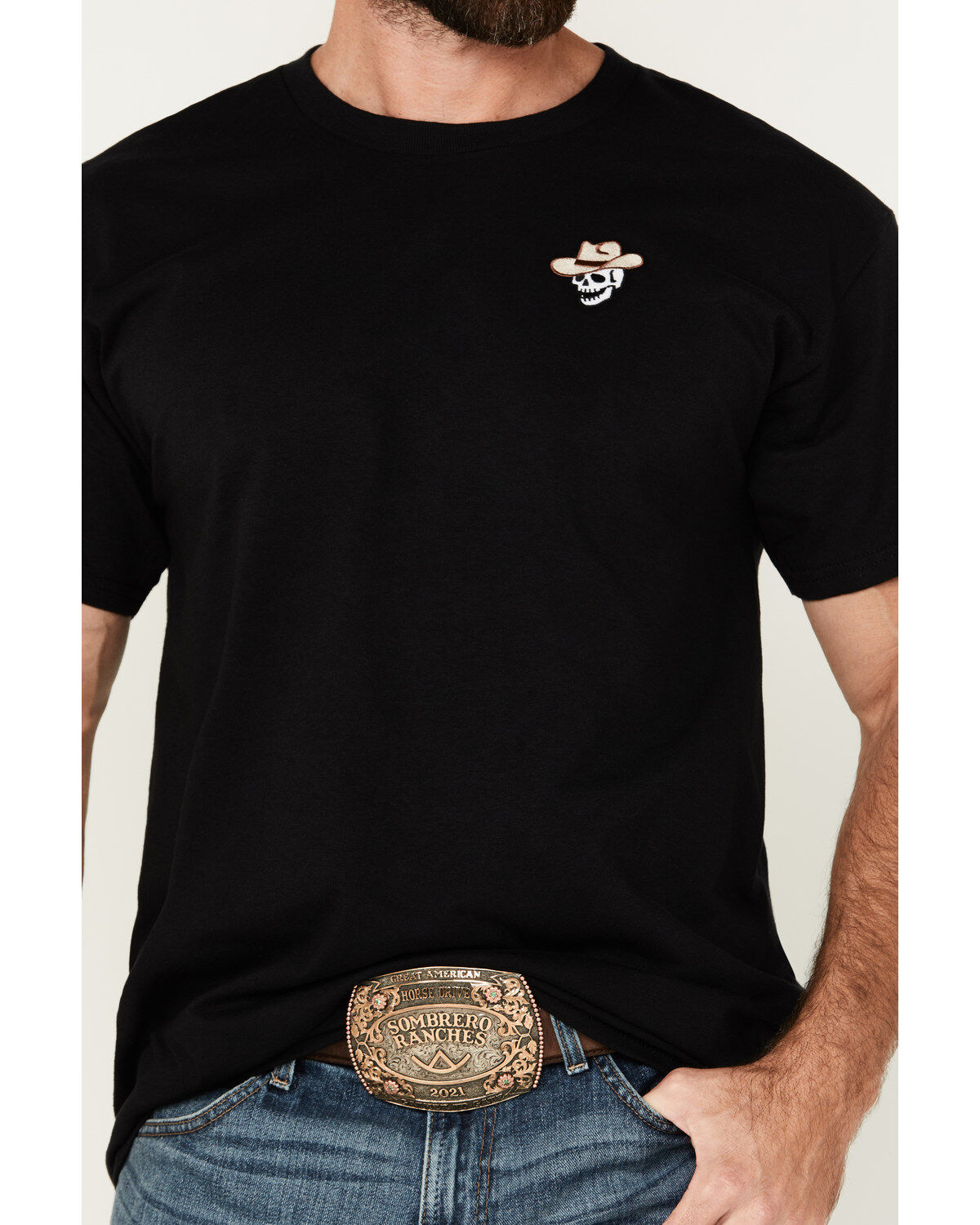 Riot Society Men's Dead Cowboy Short Sleeve Graphic T-Shirt