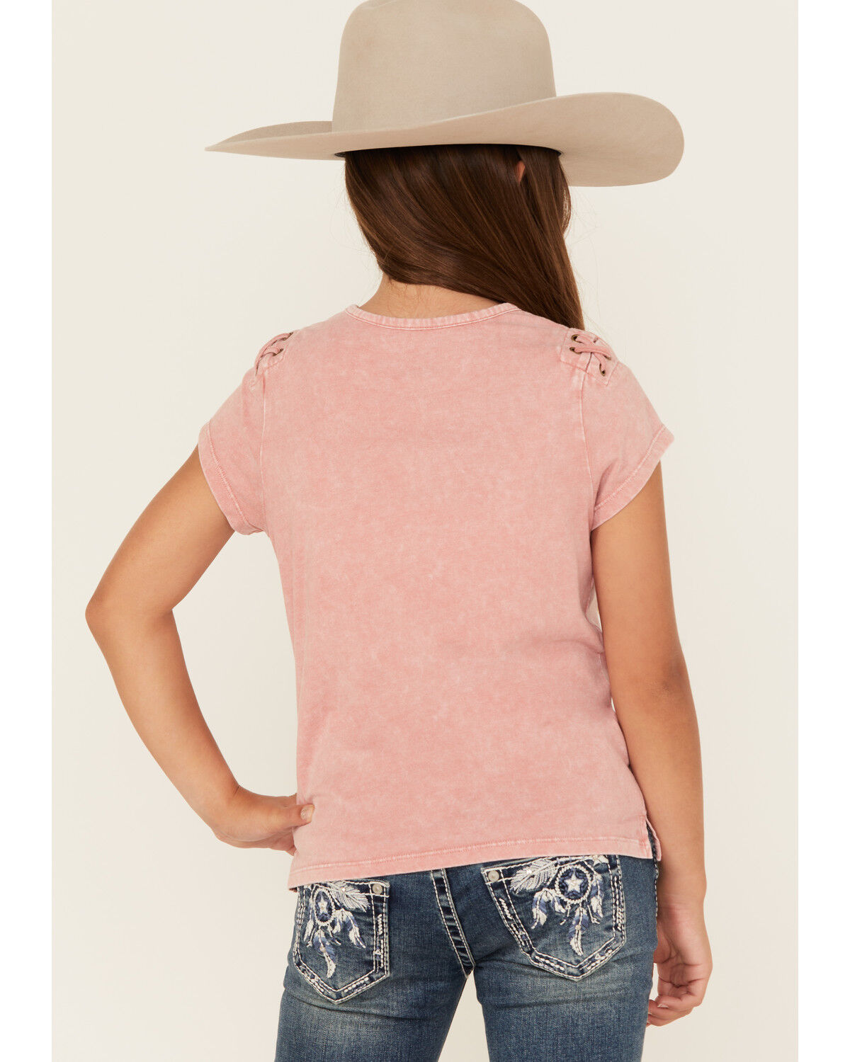 Shyanne Girls' Long Live Cowgirls Short Sleeve Graphic Tee