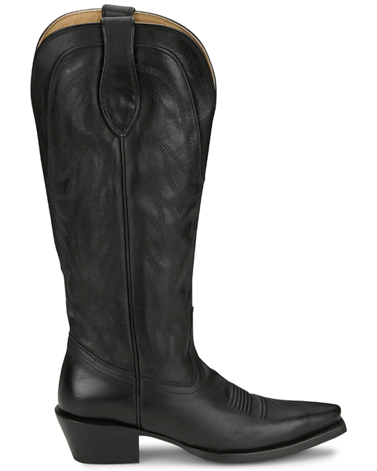 Tony Lama Women's Derby Jess Tall Western Boots - Snip Toe