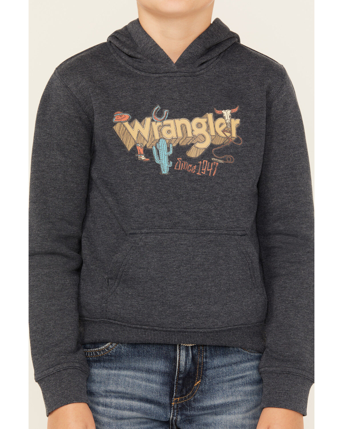 Wrangler Boys' Desert Logo Hooded Sweatshirt