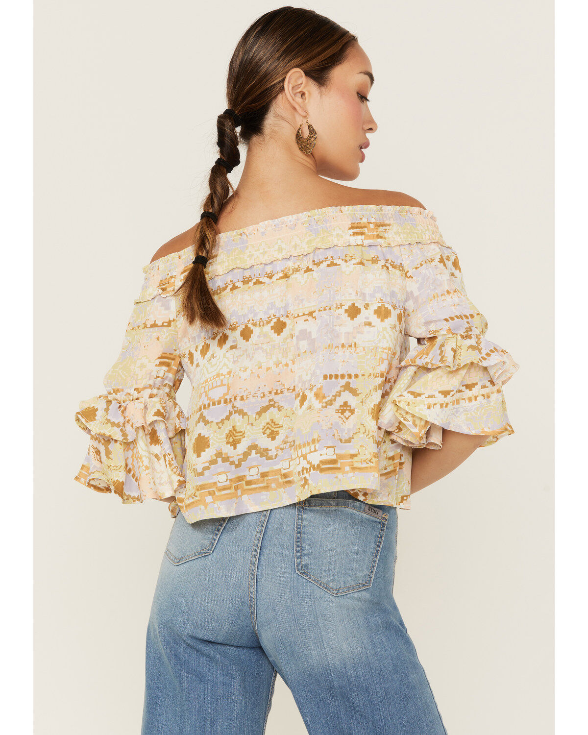 Shyanne Women's Woven Off-Shoulder Top