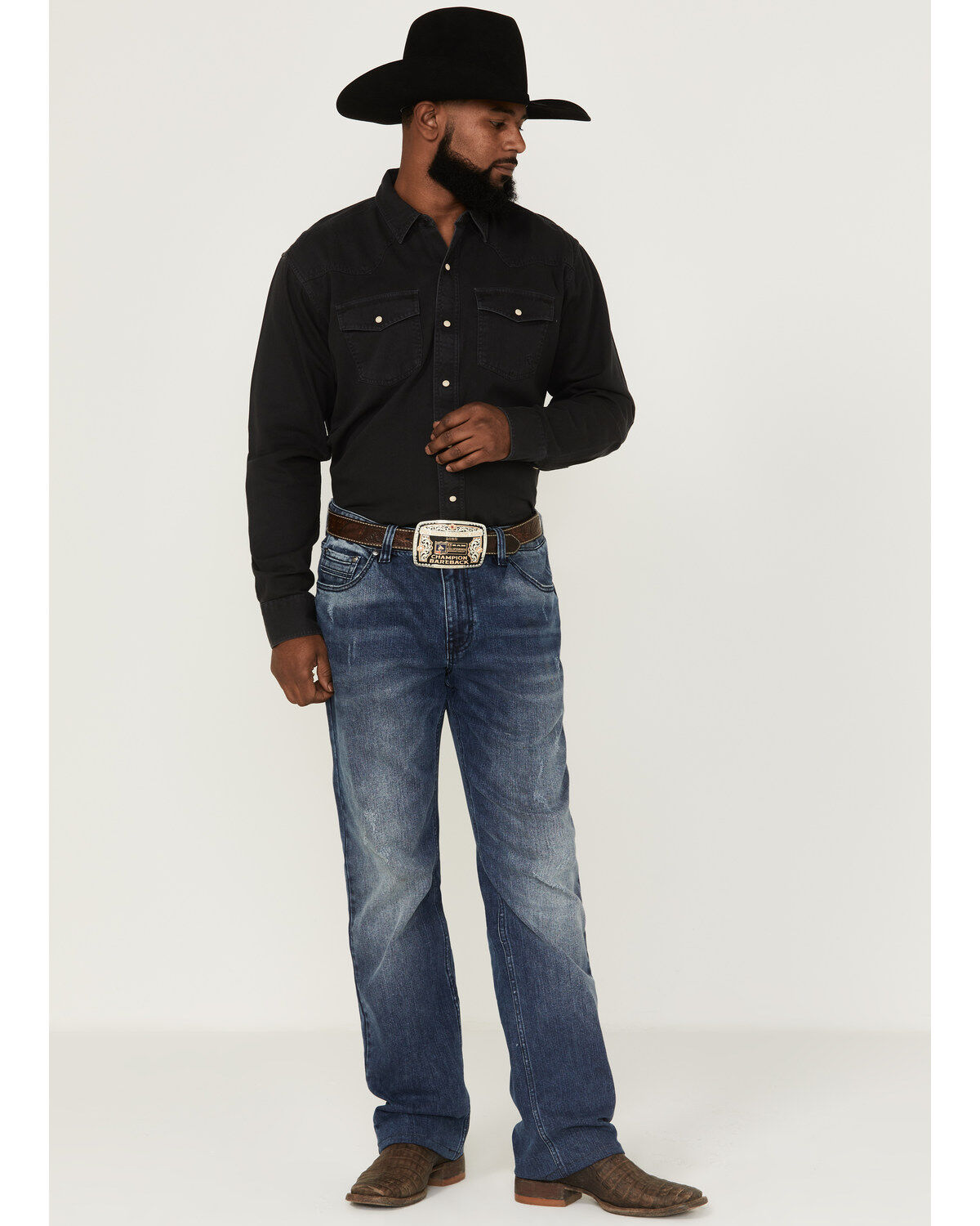 Ariat Men's Jurlington Retro Solid Pearl Snap Western Shirt
