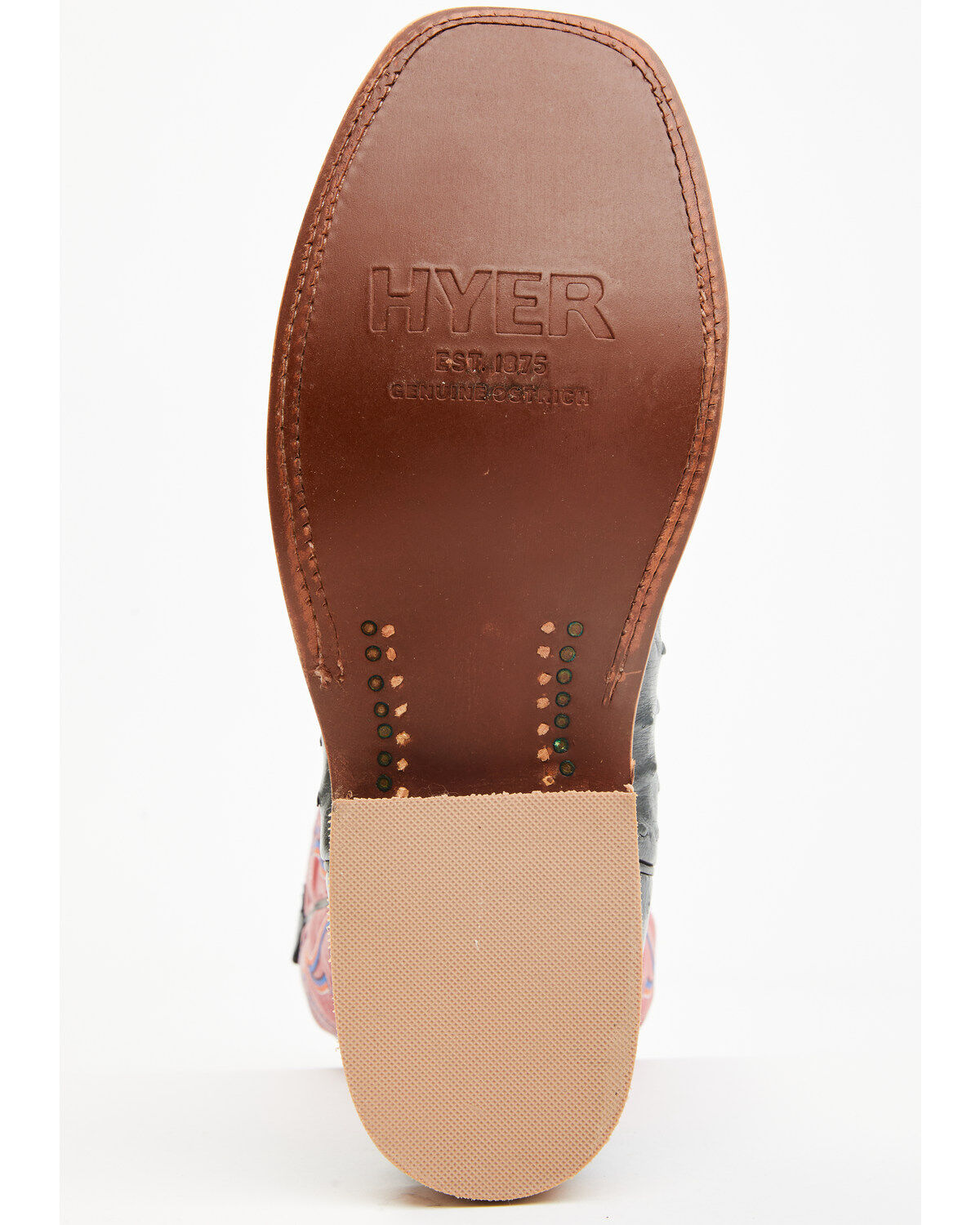 Hyer Men's Jetmore Exotic Full Quill Ostrich Western Boots - Broad Square Toe