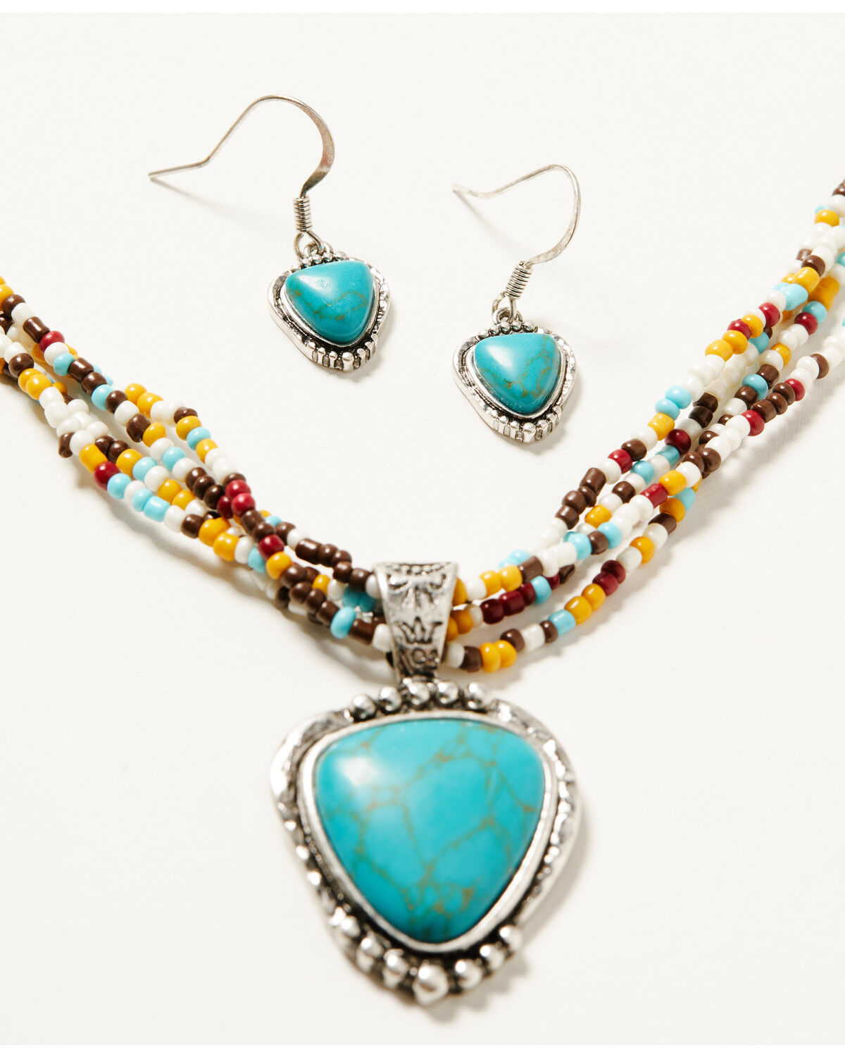 Shyanne Women's Frontier Antique Silver Jewelry Set - 2 Piece