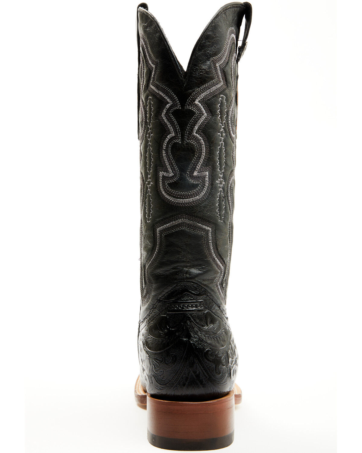Tanner Mark Women's Mendocino Tooled Western Boots - Broad Square Toe