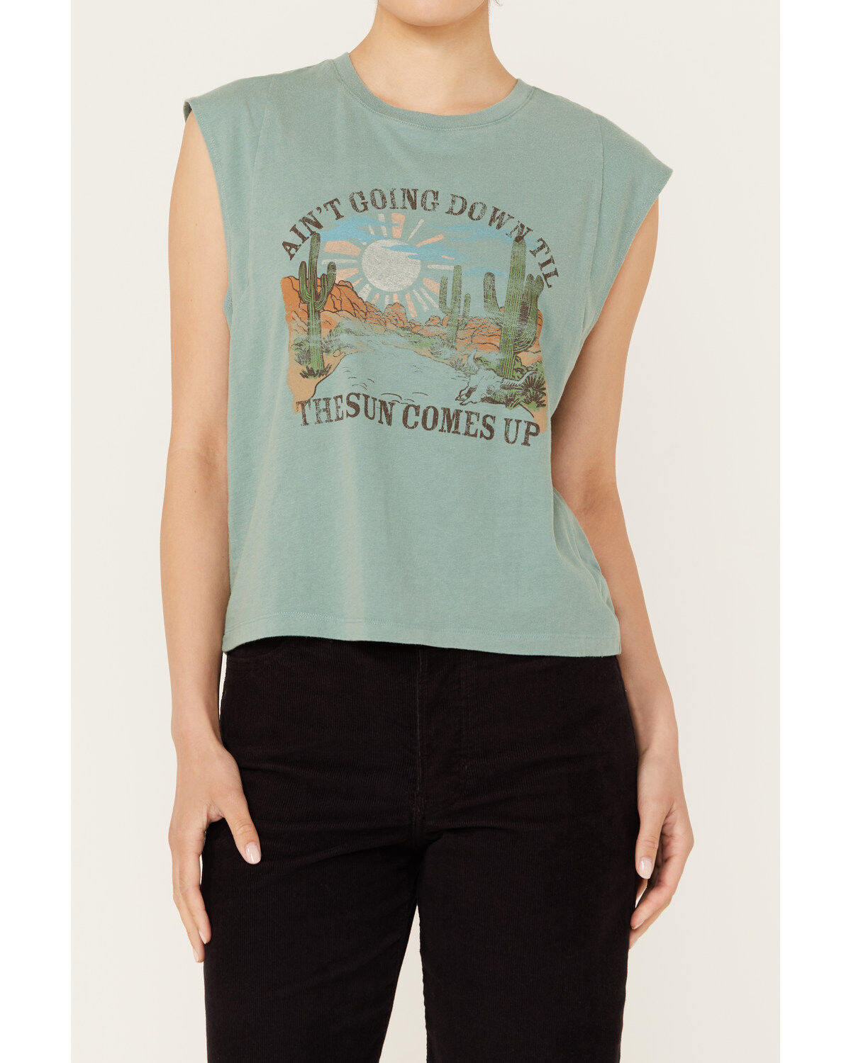 White Crow Women's Till The Sun Comes Up Short Sleeve Graphic Tee