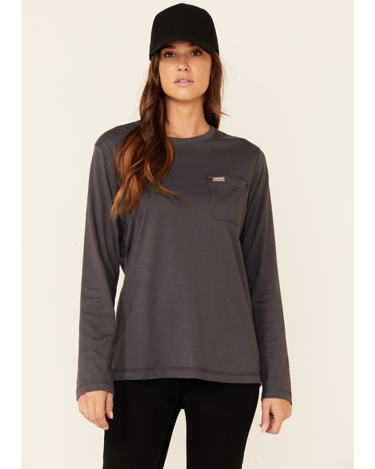 Ariat Women's Bolt Logo Long Sleeve Work Tee