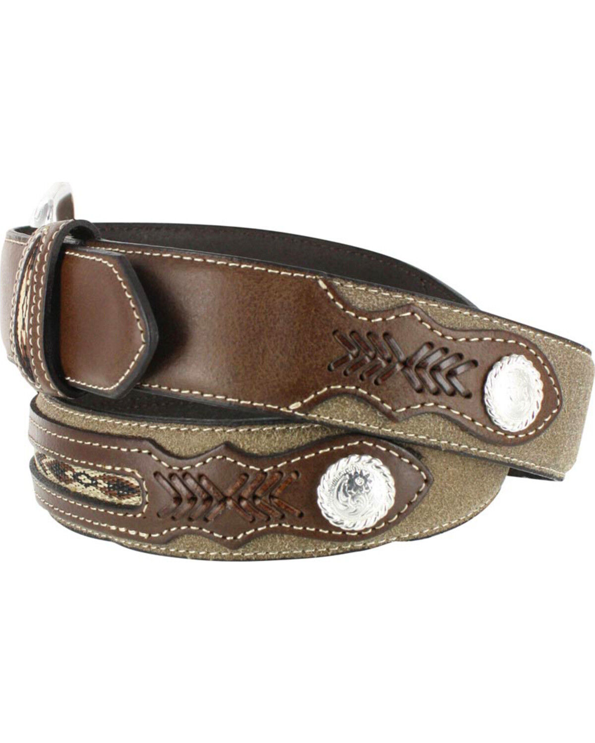 Cody James Men's Roughout Overlay Western Belt