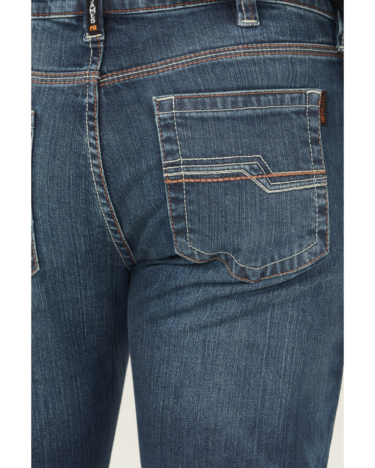 Cody James Men's FR Medium Wash Bozeman Bootcut Stretch Denim Work Jeans