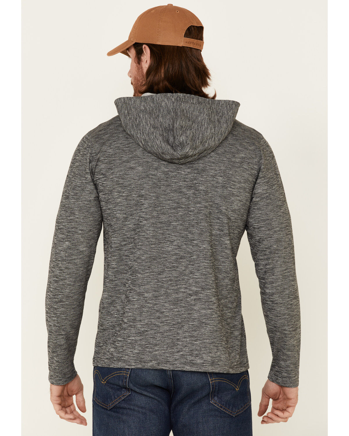 North River Men's Solid Hooded Shirt
