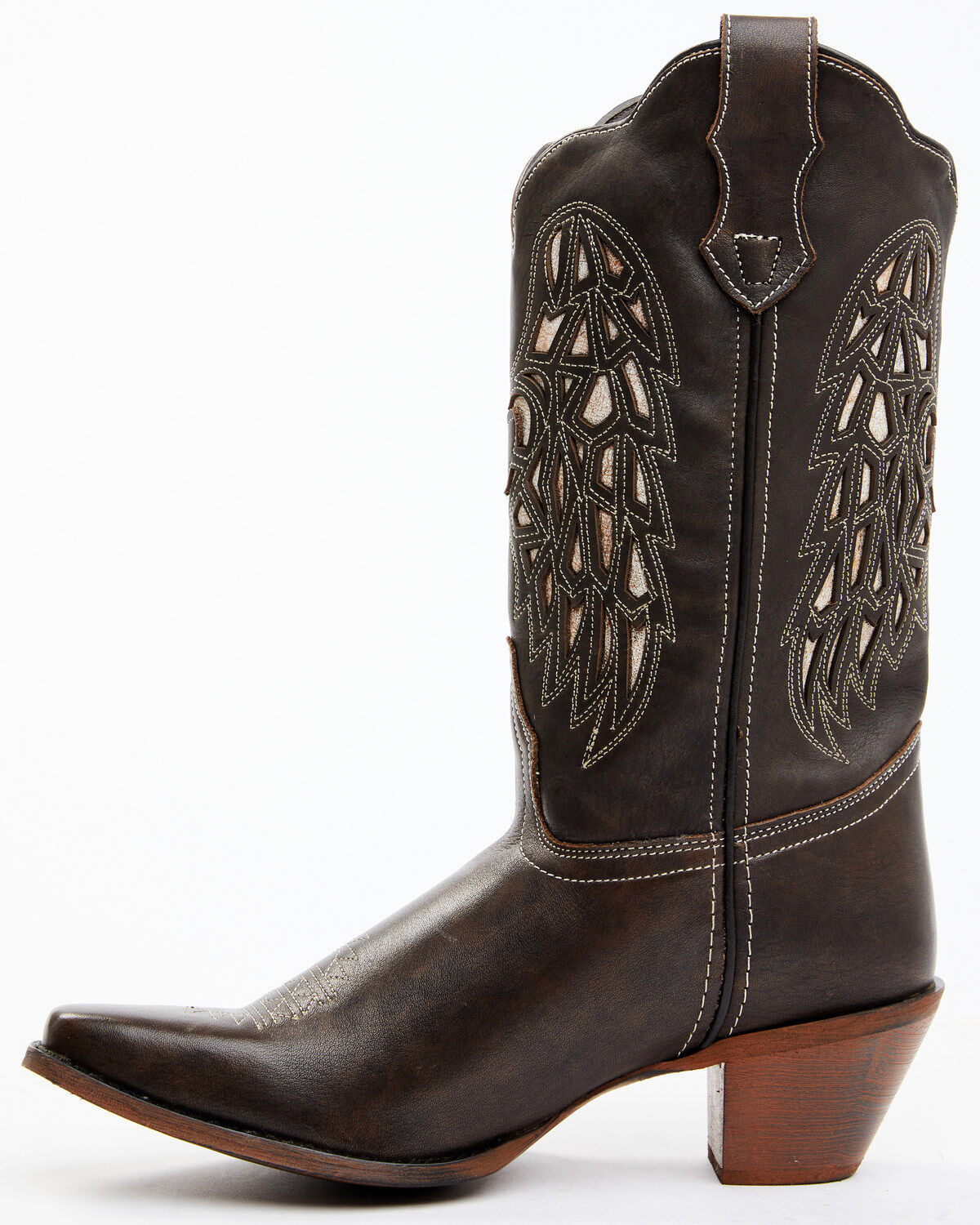 Laredo Women's Heart Angel Wing Cowboy Western Boot - Snip Toe