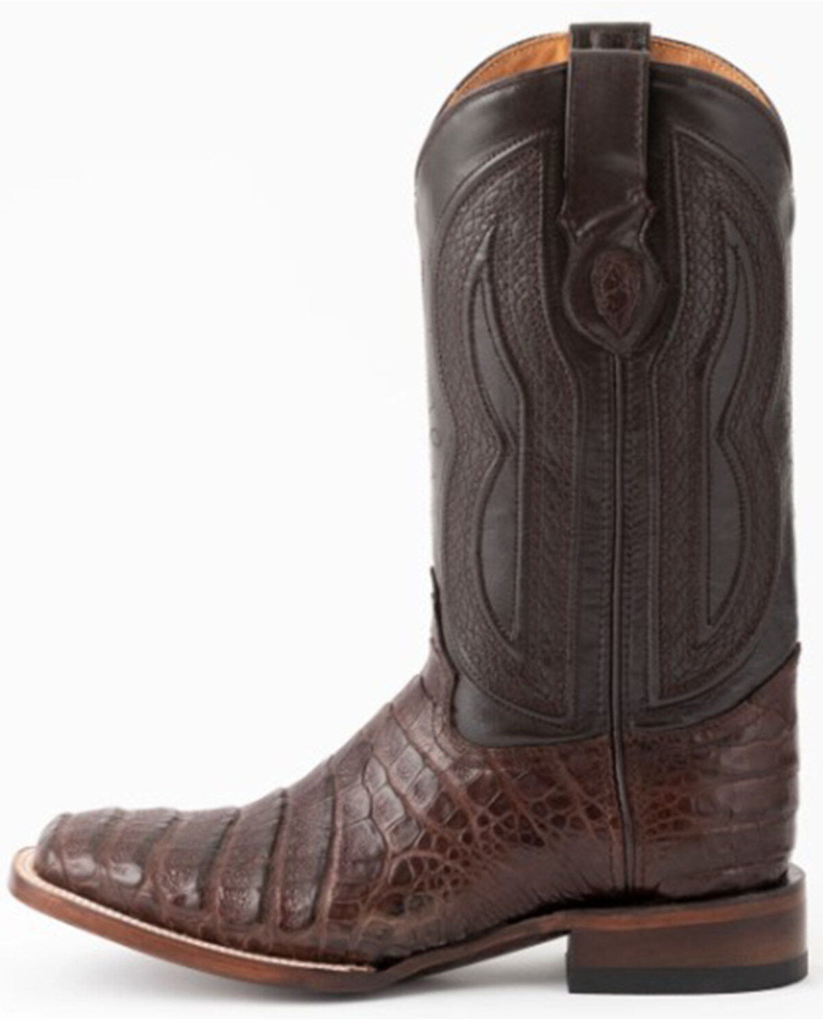 Ferrini Men's Belly Caiman Crocodile Exotic Western Boots