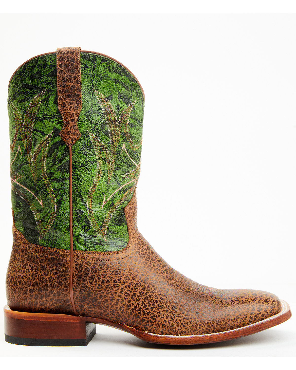 Cody James Men's Ozark Apple Leather Western Boot - Broad Square Toe