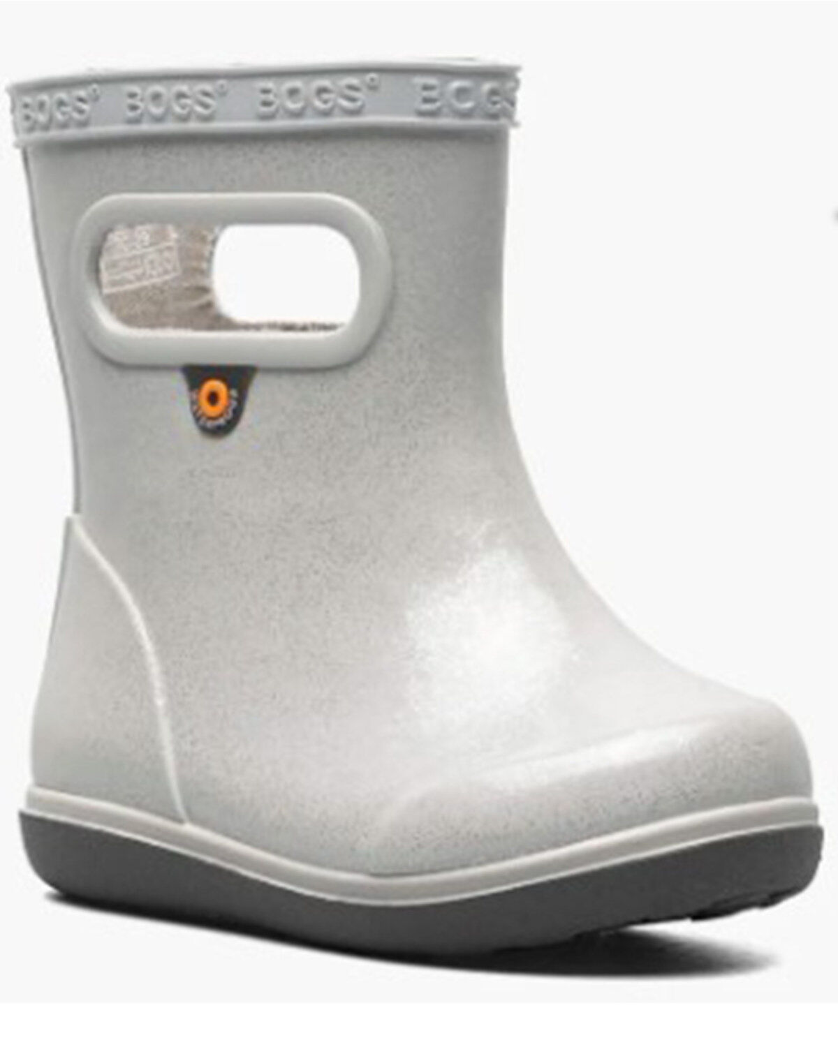 Bogs Little Girls' Skipper II Glitter Rain Boots - Round Toe