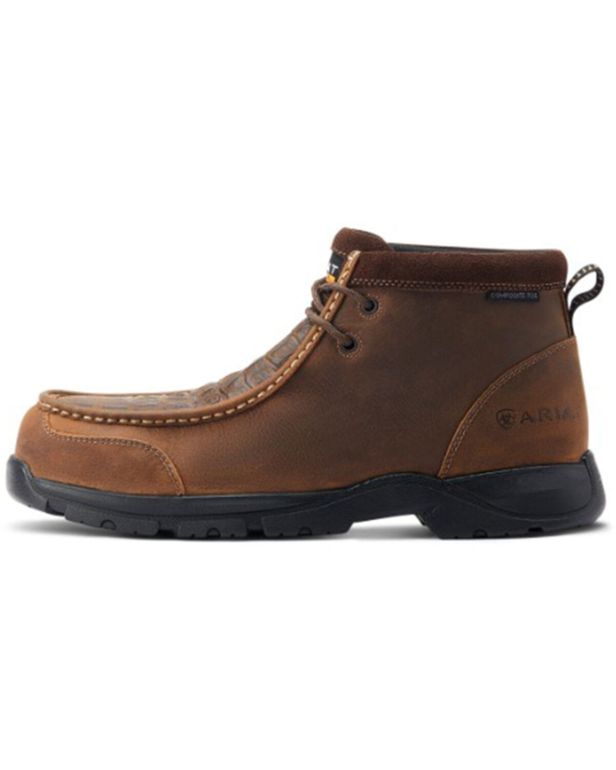 Ariat Men's Edge Lite Crocodile Print Work Shoes - Composite Toe