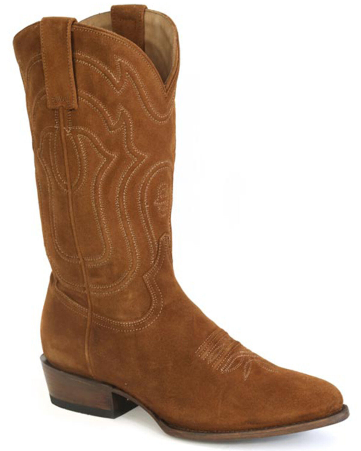 Stetson Men's James Suede Western Boots - Round Toe