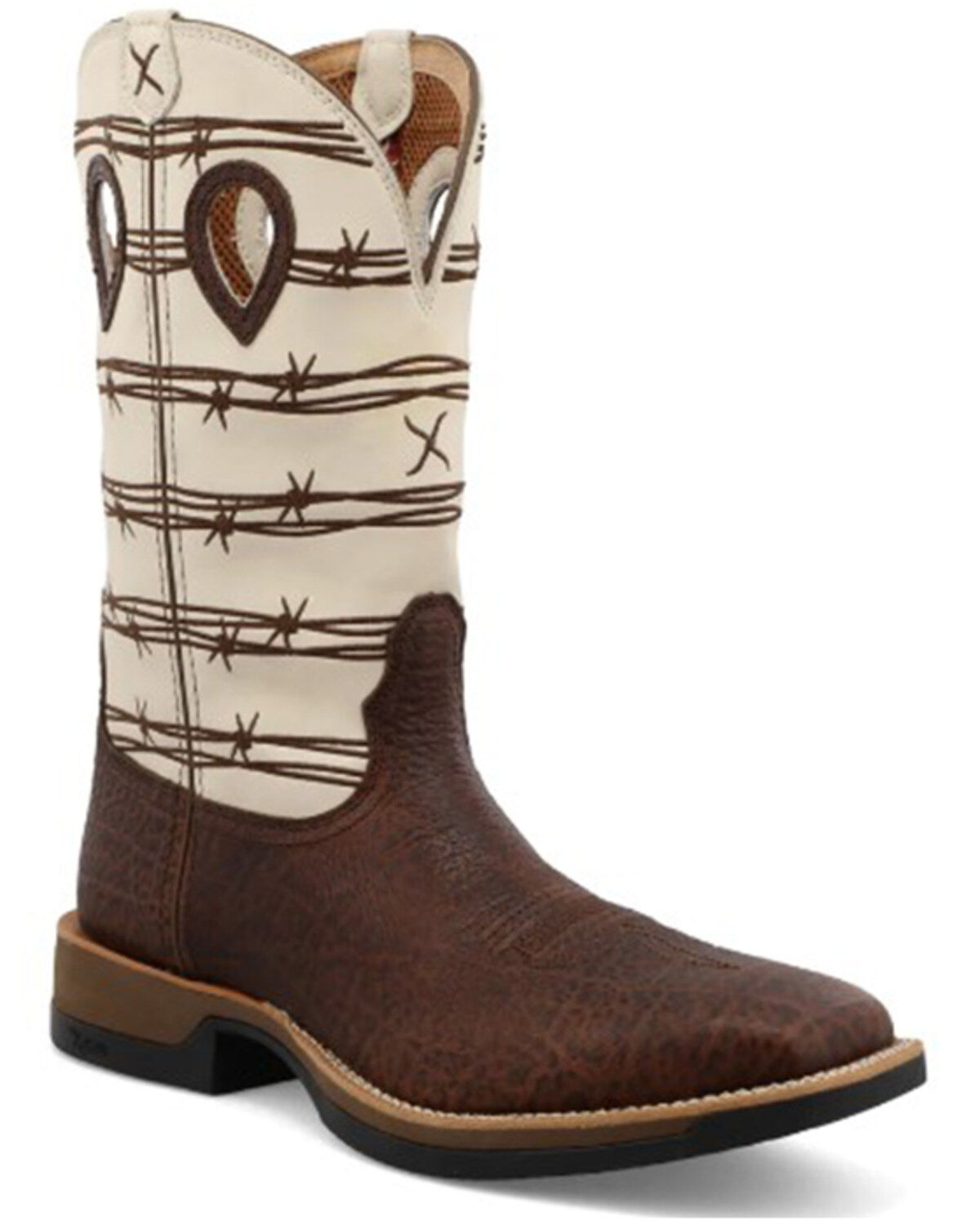 Twisted X Men's 12" Elephant Print Tech X Western Performance Boots - Broad Square Toe