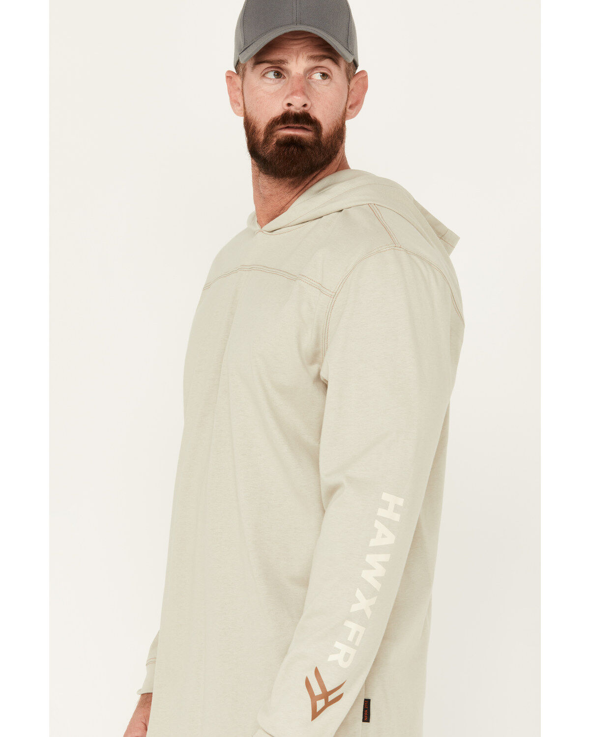 Hawx Men's FR Logo Hooded Long Sleeve Shirt