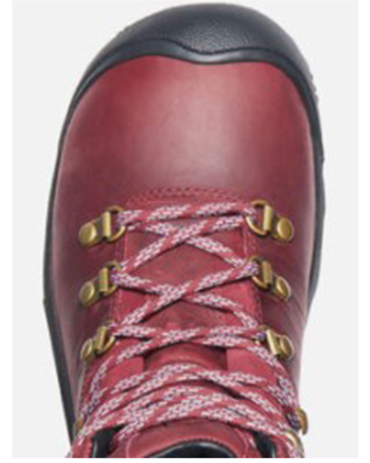 Keen Women's Tibetan Red & Black Pyrenees Waterproof Lace-Up Hiking Boot