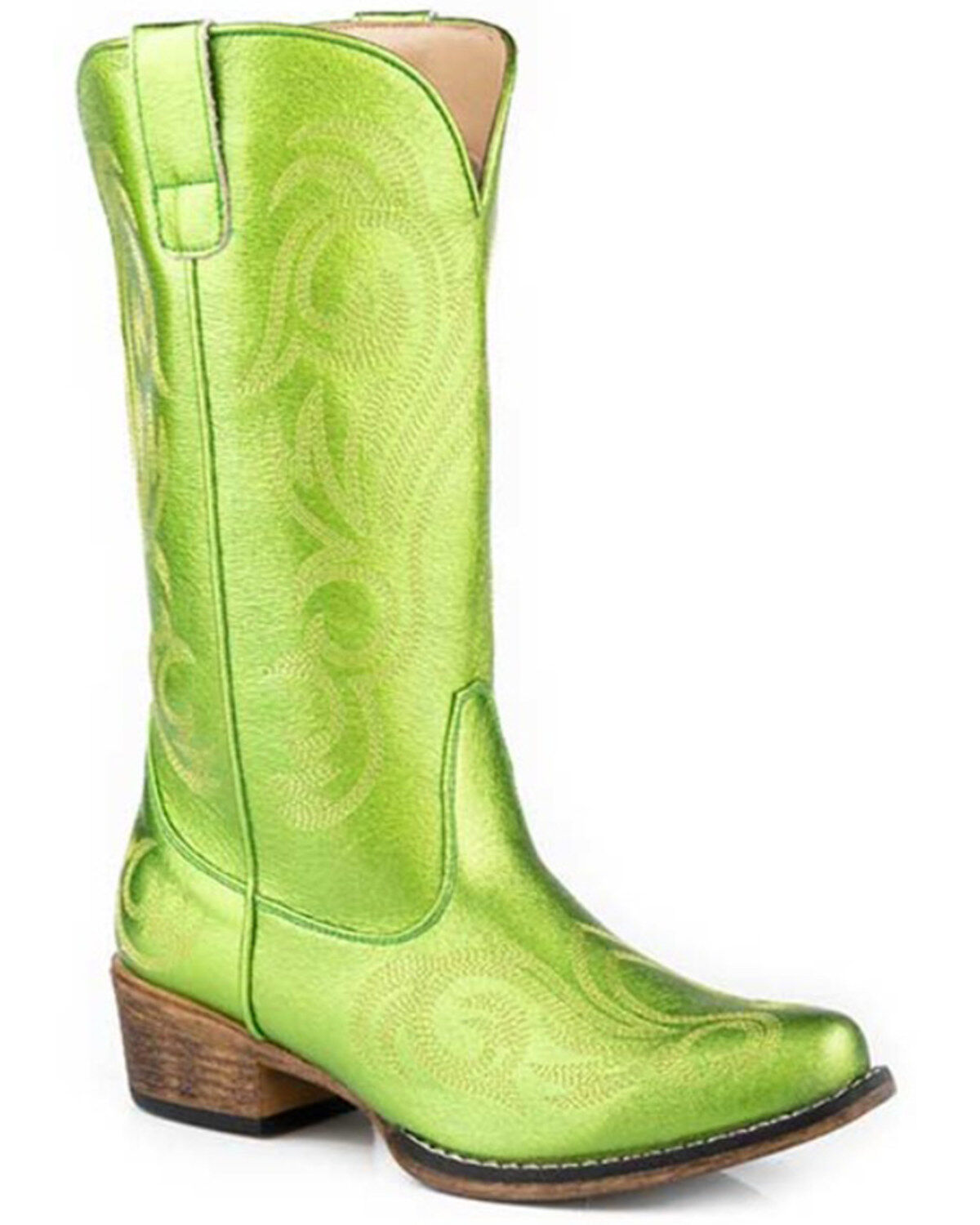 Roper Women's Riley Metallic Western Boots - Snip Toe