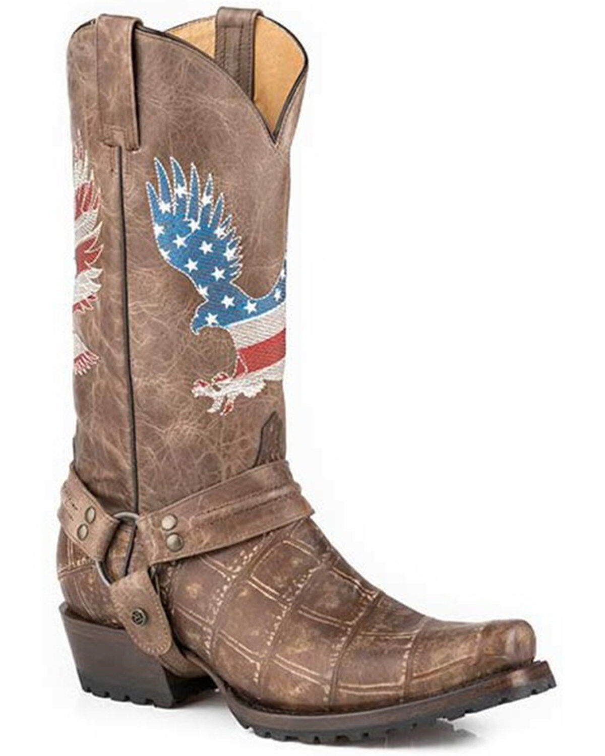 Roper Men's Soaring Eagle Western Boots - Snip Toe