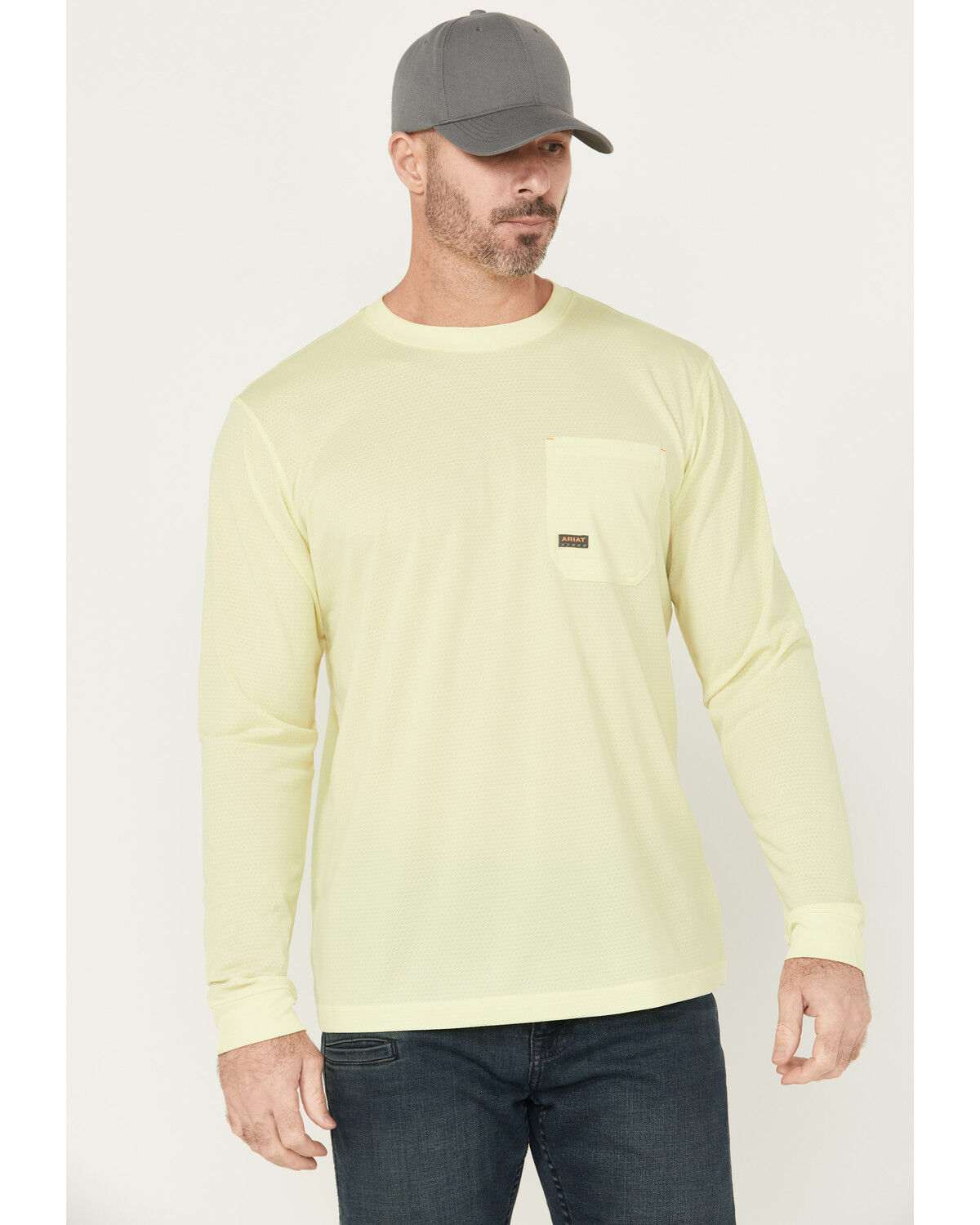 Ariat Men's Rebar Heat Fighter Long Sleeve Work Shirt - Tall