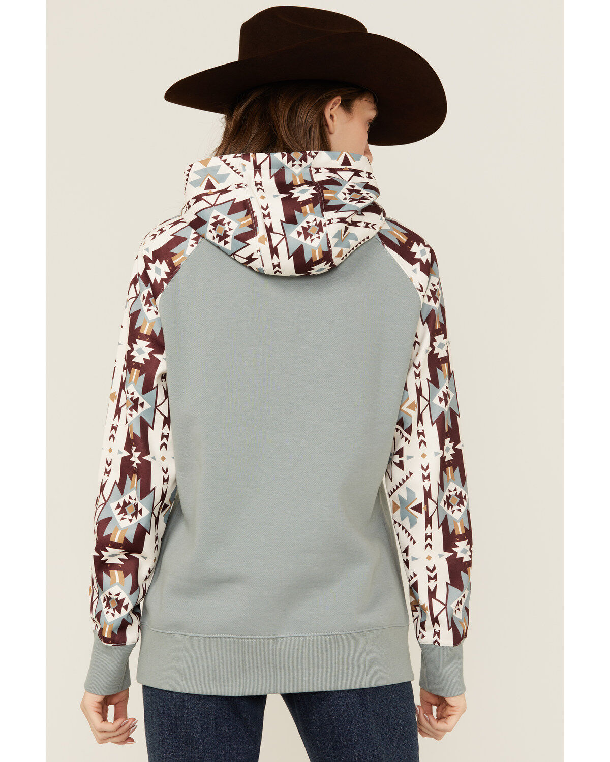 Hooey Women's Southwestern Print Hoodie