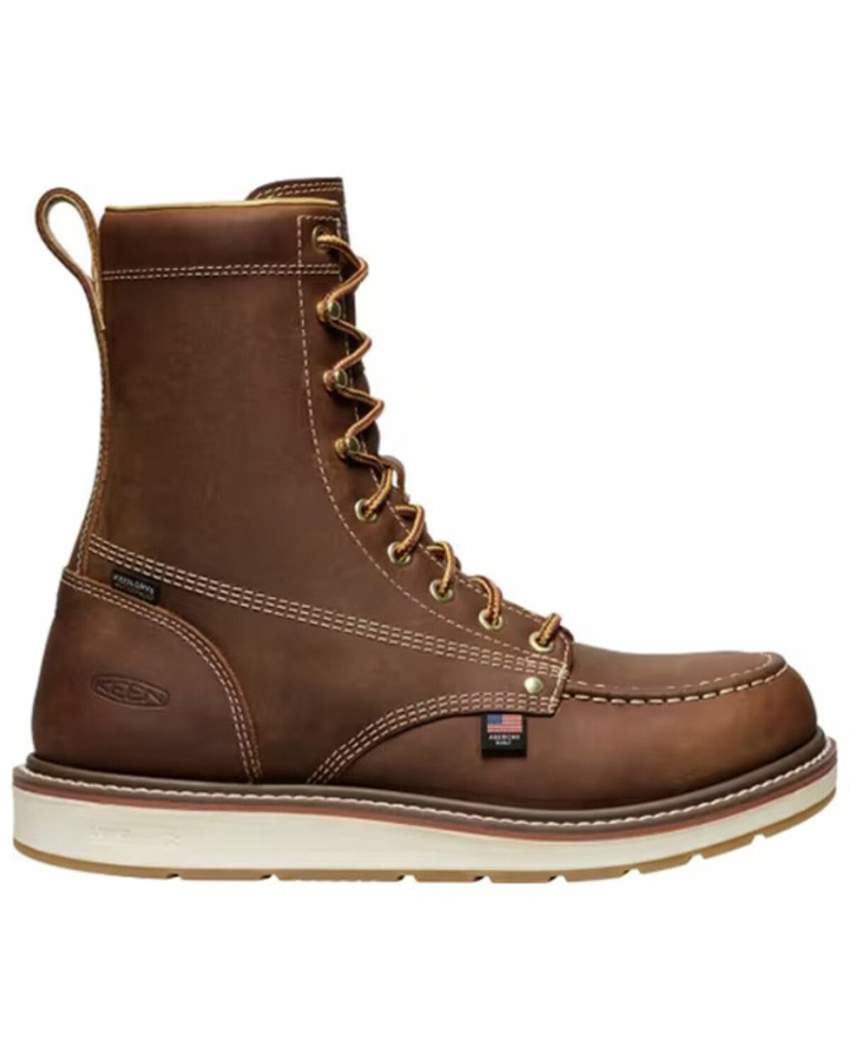 Keen Men's 8" Liberty Waterproof Moc Work Boots - Composite Toe