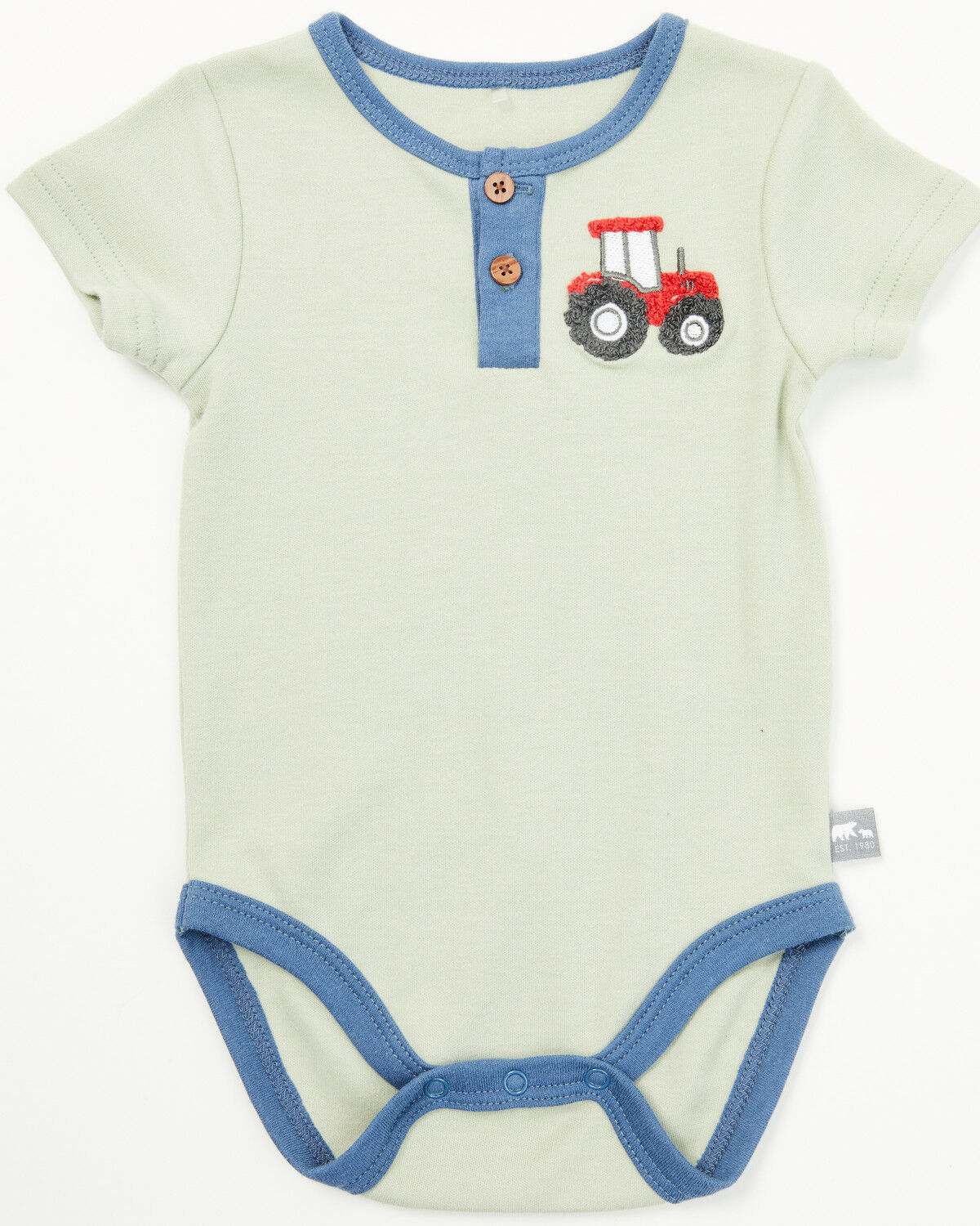 Rugged Bear Infant Boys' Farm Print Onesies - 2 Pack