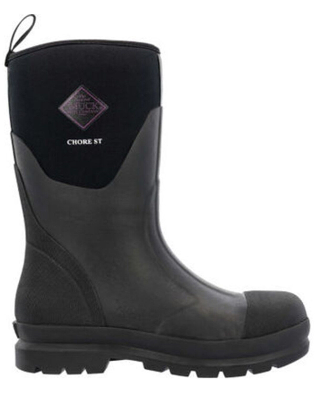 Muck Boots Women's Chore Classic Mid Waterproof Rubber Boots - Steel Toe