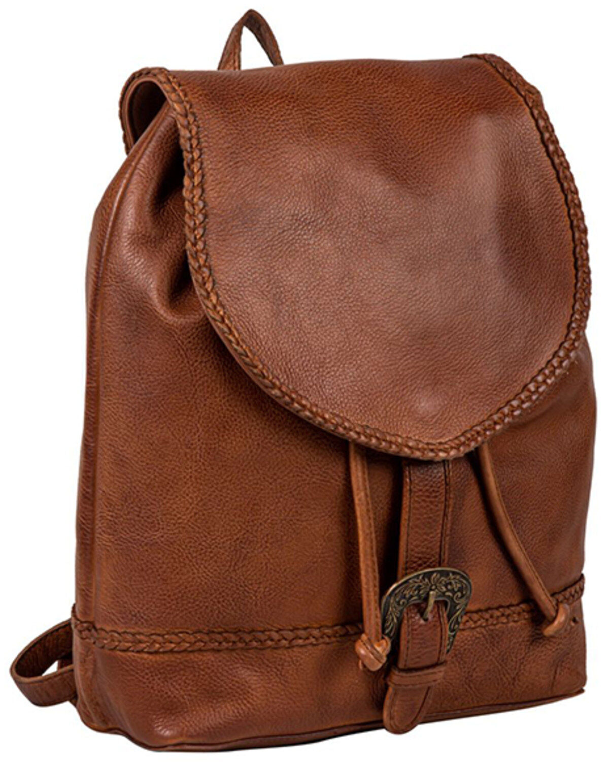 Myra Bag Women's Lobeth Leather Hairon Backpack