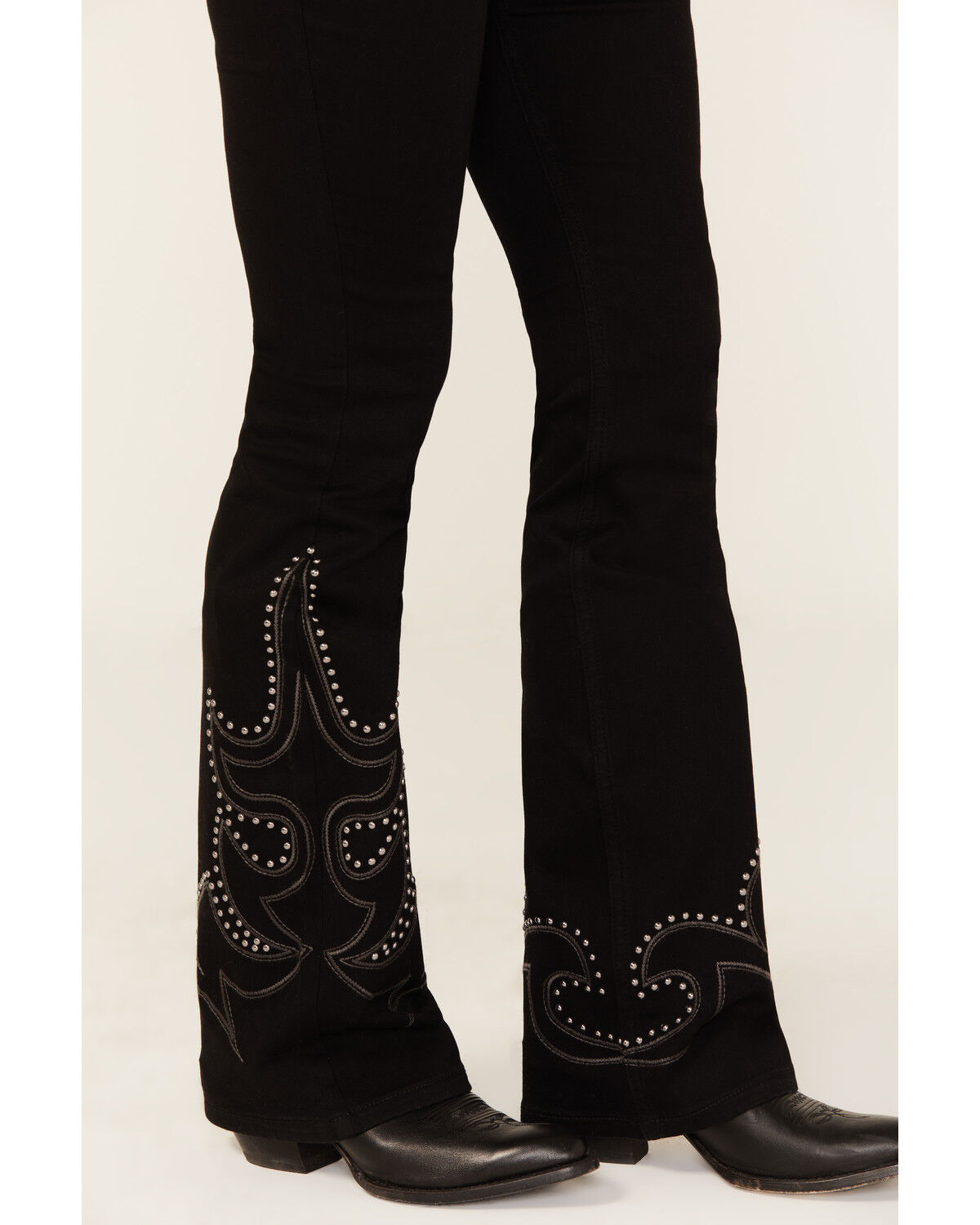 Idyllwind Women's Burbank Legend High Rise Studded Bootcut Super Stretch Denim Jeans